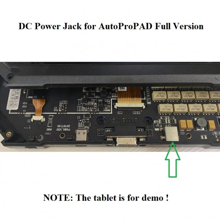 DC Power Jack Socket Charging Port for XTOOL AutoProPAD FullXTOOL